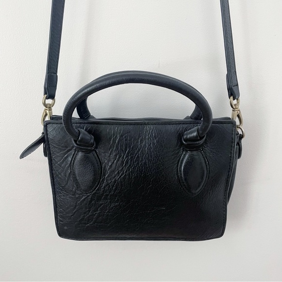 Foley + Corinna Gabby Small Leather Satchel in Black - Picture 7 of 12